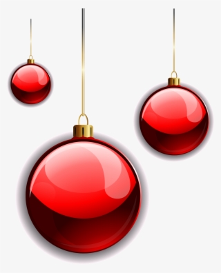 Christmas Vector Elements Balls Red Png And Image - Earrings