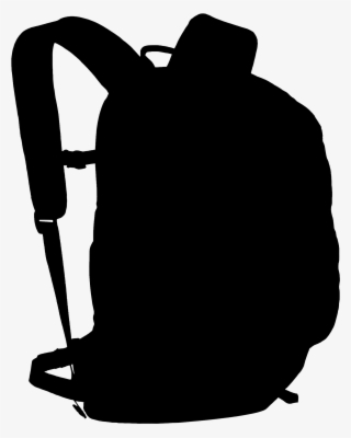 Backpack Silhouette - Travel Bag Png