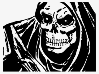Skeleton Head Clipart Horror Face - Grim Reaper Pop Art