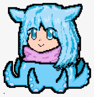 Neko Squid Girl - Cartoon