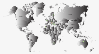 Serbia - Simple High Quality World Map