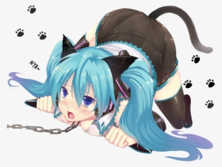 Hatsune Miku Clipart Neko - Hatsune Miku Neko Png