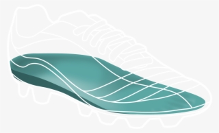 Football Shoe White Outline