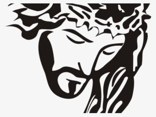 Optical Illusion Clipart Jesus Silhouette - Jesus Christ Stickers