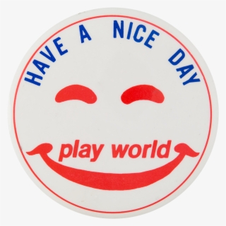 Play World Smiley Smileys Button Museum - Circle