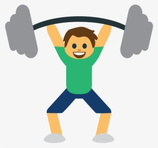 Barbell Clipart File - Cartoon