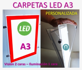 Carpetas A3 Led En 1 Cara - Poster