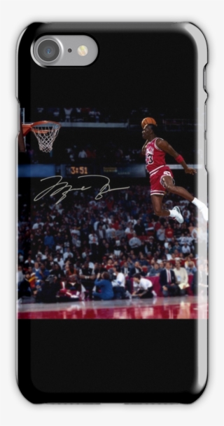 Michael Jordan Slam Dunk 2 Iphone 7 Snap Case - Michael Jordan Free Throw Dunk