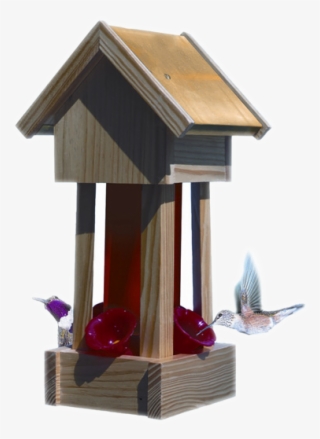 Perky-pet Wishing Well Hummingbird Feeder, 16oz - Outhouse