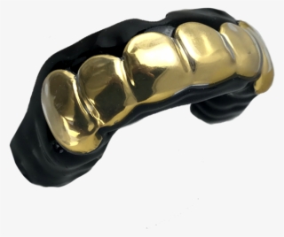 Gold Grillz Black Mouthguard - Grillz Mouth Guard