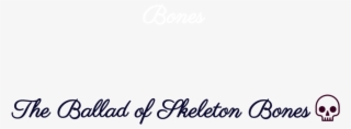 The Ballad Of Skeleton Bones-logo