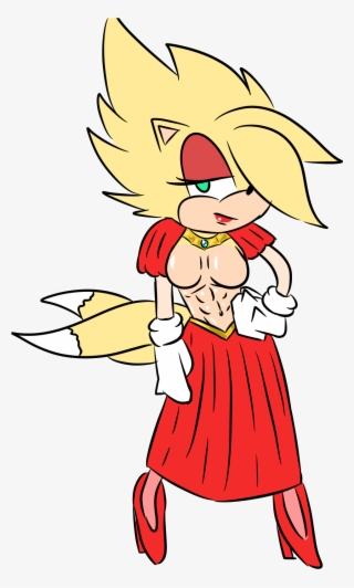 I Decided To Draw Runa Wearing A Dress While Not Covering - Cartoon