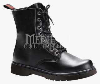 Goth Black Combat Boots