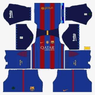Casa - Uniforme Do Barcelona Dream League Soccer 2017