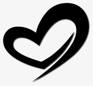 New Black Heart Png - Heart