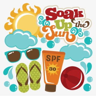 Soak Up The Sun Svg Files For Scrapbooking Sun Svg - Miss Kate Cuttables Pool Party