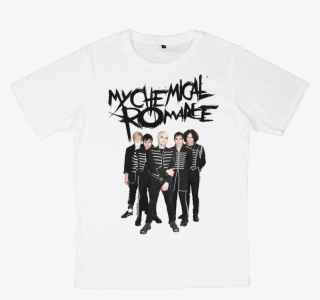 เสื้อยืด วง My Chemical Romance สีขาว แขนสั้น S M L - My Chemical Romance