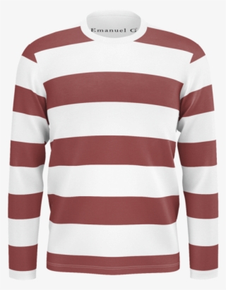 Red Horizontal Stripes - Sweater