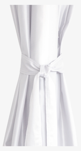 Decorative Tent Curtains Are Gathered And Tied With - Curtain