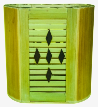 Flattened Bamboo Pen Stand - Lampshade