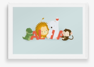 Alia A4 Poster - Cartoon