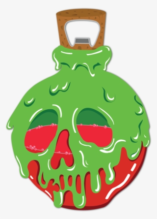 Poison Apple Bottle Opener - Wicked Witch With Poison Apple Png