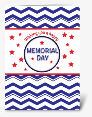 Memorial Day, Patriotic Chevron Stripes - Baby Shower