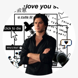 Damonsalvatore Iansomerhalder Thevampirediaries 🖤⚡ - Poster