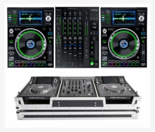 Denon Dj Sc5000 Players Denon Dj X1800 Mixer & Coffin - Denon Prime