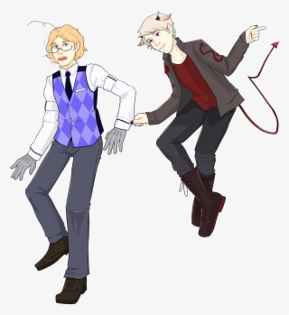 Ace Of Spades And Joker - Cartoon