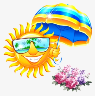 Summer Sun Umbrella Sunglasses Fight Download Hd Png - Verão Guarda Sol