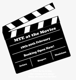 High Quality Training Opportunities In The Performing - Clapper Board