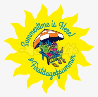 First Day Of Summer Sun Decal - Illustration