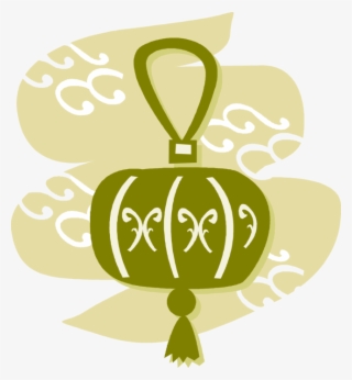 Vector Illustration Of Chinese Asian Paper Lanterns - Illustration