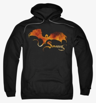 Smaug On Fire Hoodie - Sweatshirt
