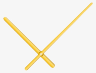 Gold Aluminum Clock Hands 158 Mm - Circle