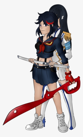 Ryuko Matoi And Satsuki Kiryuin - Cartoon