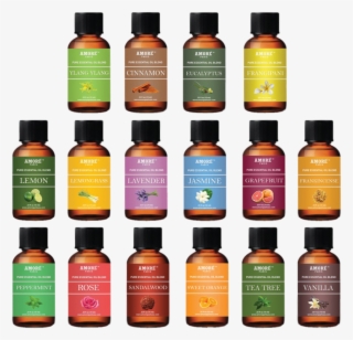 Amore 16-pack High Grade Essential Oils - Glass Bottle