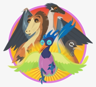 Flap To The Future Tawa, Microraptor, Robin, And Future - Bird