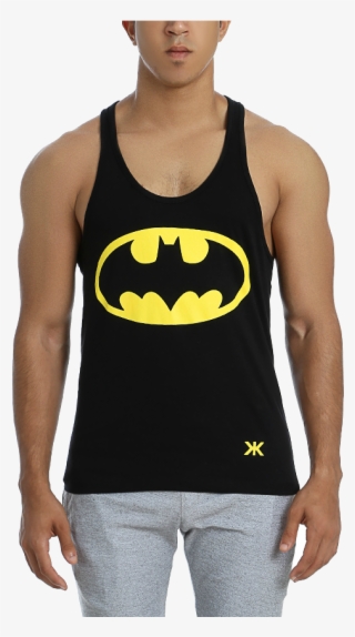 Batman Stringer T-shirt Black - Infant: Batman - Classic Logo