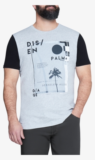 Grey Marle Global Longline Print Tee - Leggings