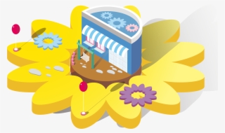 Flower 2 5d Fresh Png And Vector Image - Illustration