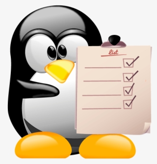 Tux Check - Adã©lie Penguin