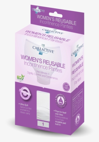 Women's Reusable Incontinence Panties - Careactive Women's Reusable Incontinence Panty Medium