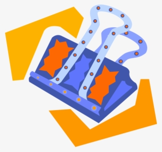 Vector Illustration Of Strong Metal Bulldog Binder