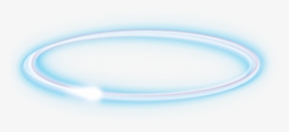 Ftestickers Crown Halo Luminous Glowing Blue - Circle