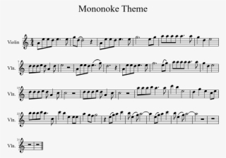 Princess Mononoke Theme - Anema E Core Sheet Music