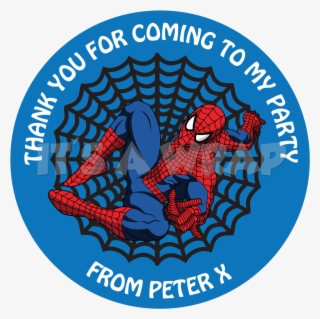 Spiderman Sweet Cone Stickers - Spiderman Web Coloring Pages