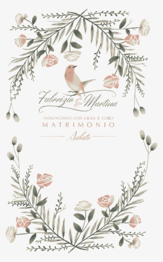 Wedding Cover Illustration Invitations Marriage Invitation - 花邊 手繪 卡片