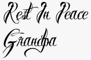 Graveyard Clipart Rest In Peace - Rest In Peace Writing